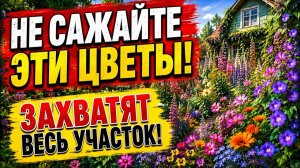 НИКОГДА не сажайте эти 15 цветов! Адский самосев в июле
