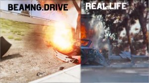 ДТП на реальных событиях #1 (BeamNG drive Flashbacks) Пол Уокер