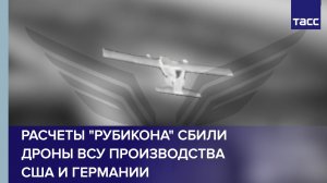Расчеты «Рубикона» сбили дроны ВСУ производства США и Германии