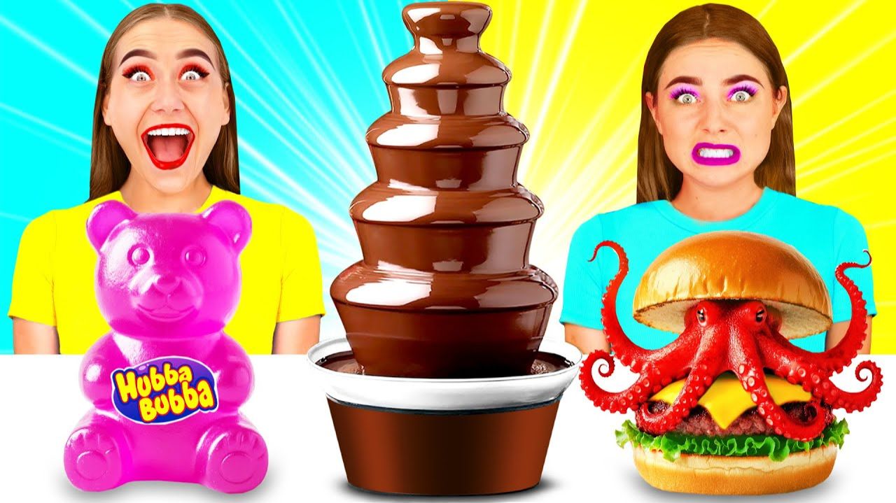 Шоколадный Фонтан Челлендж # Сумасшедшие Кулинарные Идеи от DuKoDu Challenge смотреть онлайн