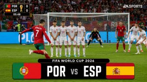 Португалия — Испания | FIFA World Cup 2026 | WC26 Football Match | FC26 Gameplay