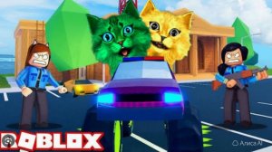 ИСТОРИЯ ПРО ПОБЕГ ИЗ ТЮРЬМЫ (Roblox Jailbreak)\ КОТЁНОК ЛИМОН и КАШАРА MAF_S