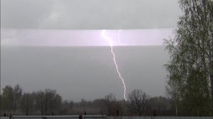 Гроза 6 мая в Подмосковье.  Молния и гром. Storm - flash and thunder.