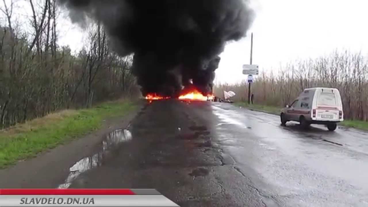 Блокпост в Славянске 13 04 2014 смотреть онлайн