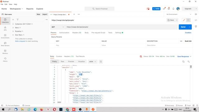 Как работать с Postman, API. Реальный пример на swapi смотреть онлайн