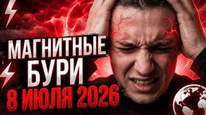 Магнитные бури 8 Июля 2026 года: Пошаговая инструкция, как пережить геомагнитный шторм