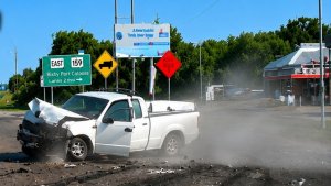 Аварии ДТП июль 2026 водитель проехал на красный и получил удар в бок