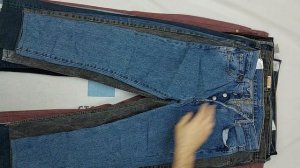 43696 Levi's джинсы мужские, 13пак, Levis denim trousers 19, секонд (extra) оптом