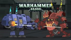 Дредноут Mk.V vs Смертодред орков — Мультики про танки ( Warhammer 40000 )