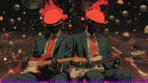 Daft Punk Inspired： Red Sun Guitar Theory ☀️🎸 ｜ French House, Retro Future, Electronic Mix