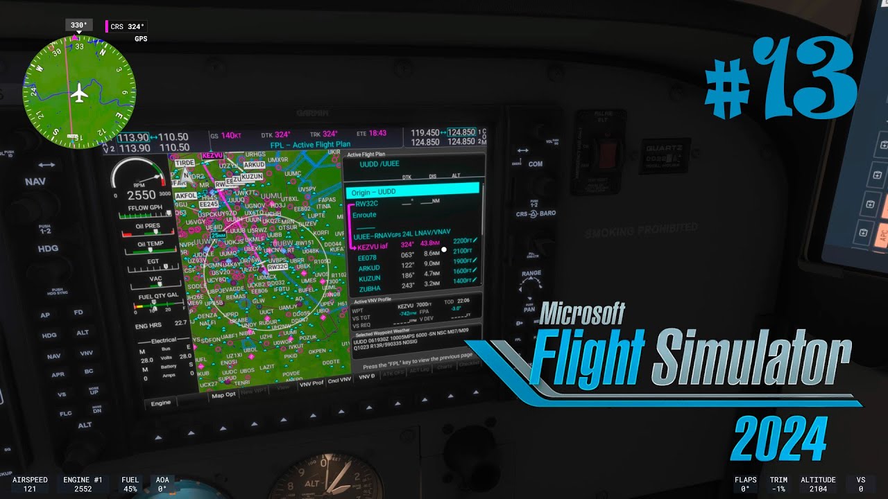 Microsoft Flight Simulator 2024 - #13 - ILS, RNAV, VNAV на понятном языке смотреть онлайн