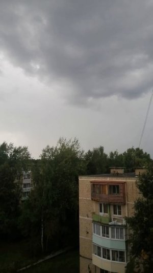 звон колокола из храма и гроза.⚡ 06.07.2016г.⛈️⛈️⛈️🌩️