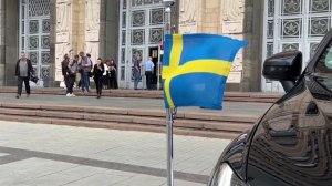Послу Швеции заявлен протест из-за атаки на посольство РФ в Стокгольме.
