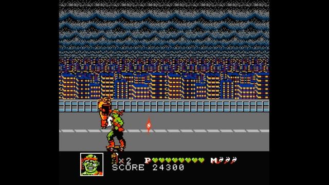 Dendy (Famicom,Nintendo,Nes) 8-bit Toxic Crusaders Level 4 Tromaville Highway Прохождение