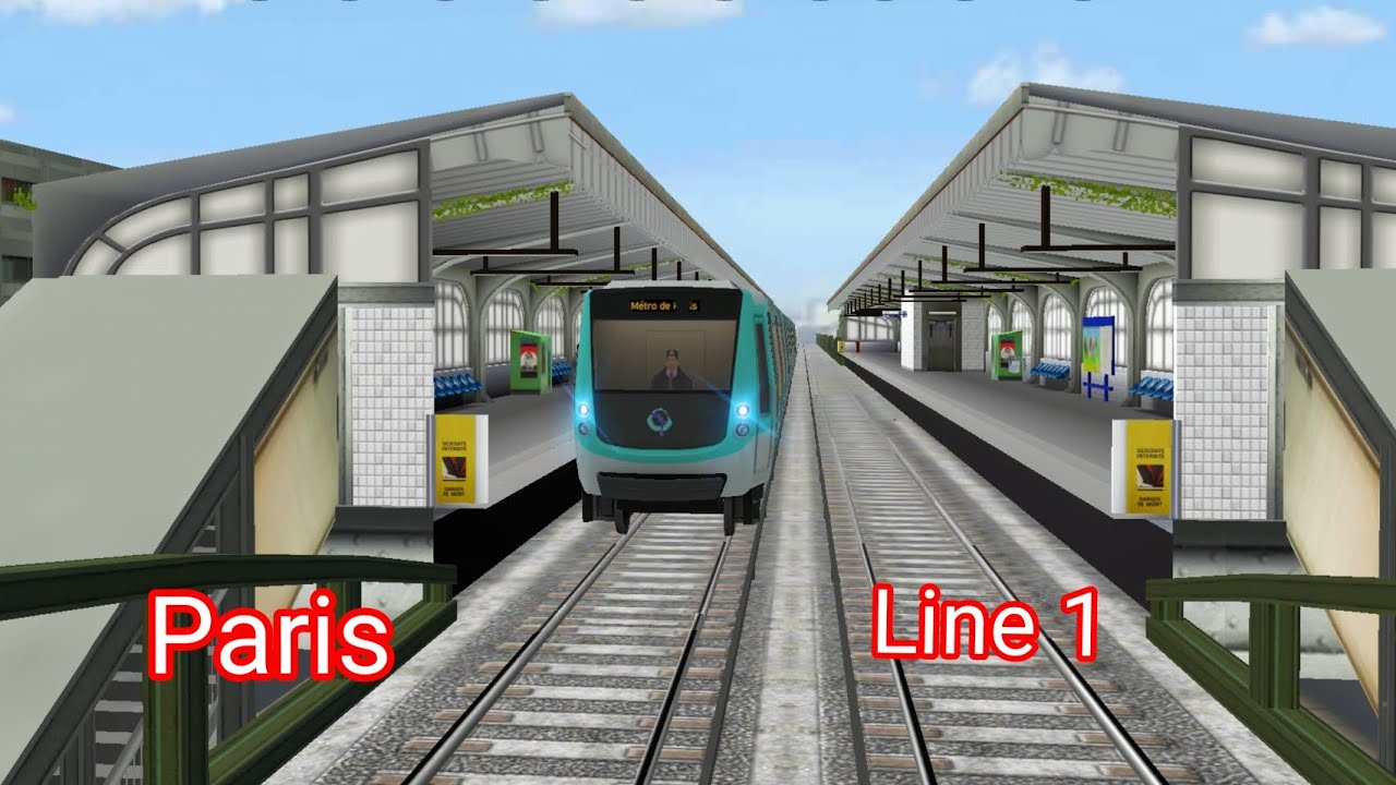 Paris, Line 1 - Симулятор поезда метро смотреть онлайн