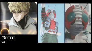 One Punch Man crossover Kamen Rider V3