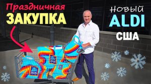 У нас открылся новый ALDI / Праздничная закупка продуктов из Европы на $240 в США Товары к Рождеству