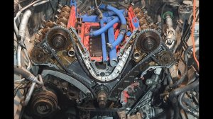 Выставление валов и Ваносов на двигателе BMW m62b44