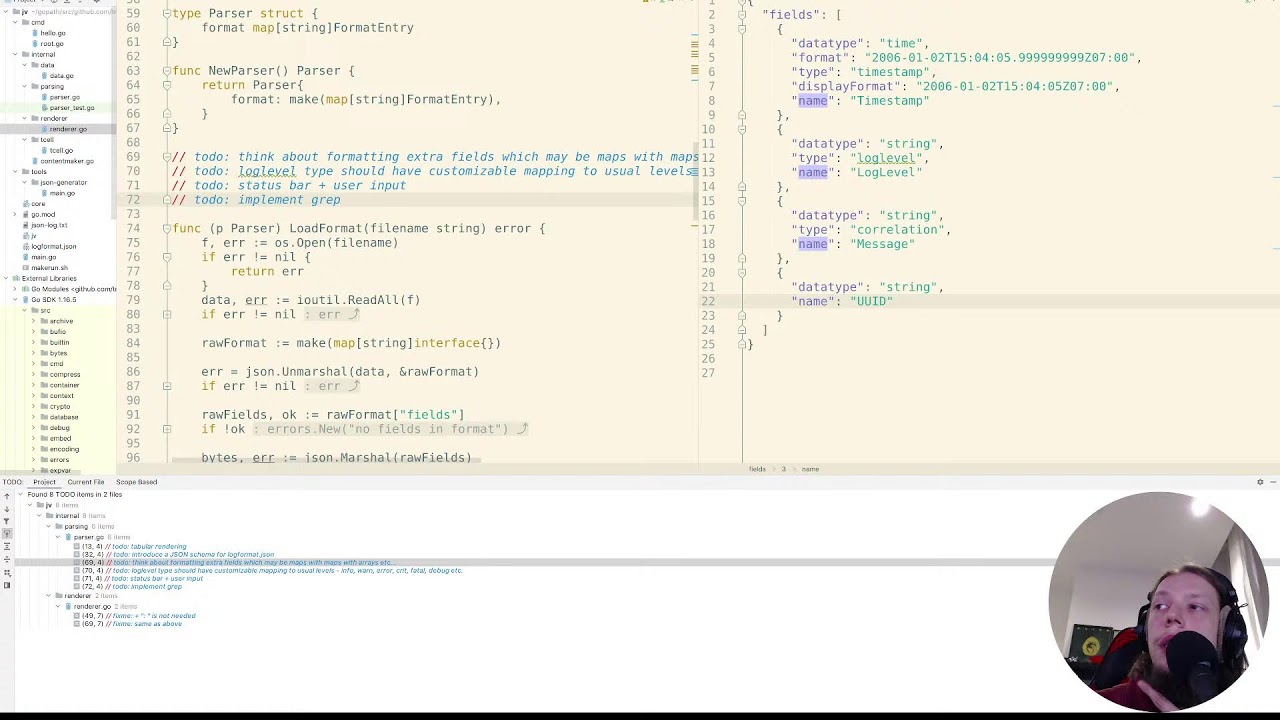 Пишем JSON log viewer #4 смотреть онлайн
