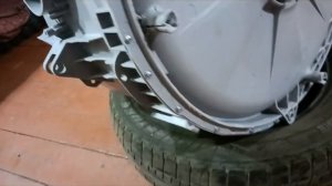 Стиральная машинка AEG, замена фланцев барабана!