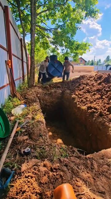 Монтаж станции биологической очистки Диамант 4 в Солнечногорском районе🚽🤝👍