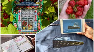 49. Вышивальные будни! Долгожданный старт, финиш наличника, подведение итогов месяца