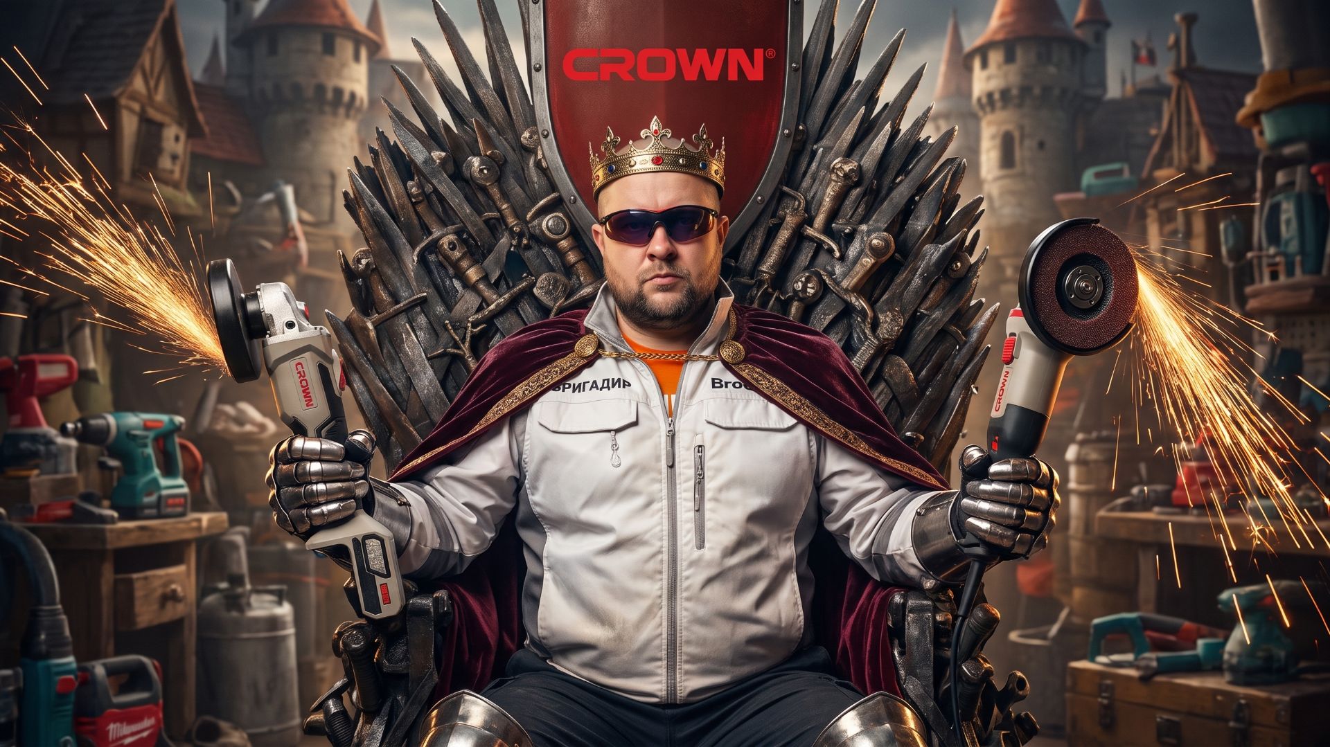 Две УШМ CROWN смотреть онлайн