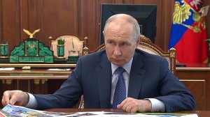 Владимир Путин обсудил с губернатором Тульской области развитие региона.