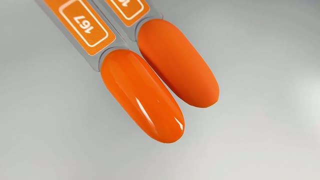 Выкраска: Гель–лак UNO №167 Апельсиновая долька - Orange Slice смотреть онлайн
