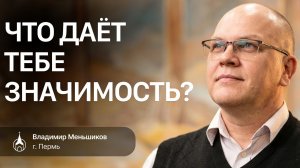 Ответ, который не отнять. Поиск значимости | Владимир Меньшиков