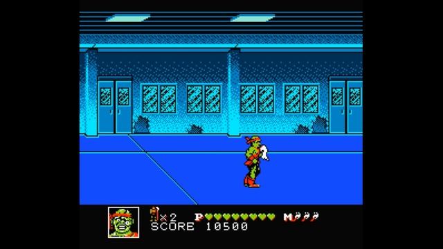Dendy (Famicom,Nintendo,Nes) 8-bit Toxic Crusaders Level 2 Tromaville High Прохождение