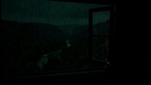 ЗВУКИ ДОЖДЯ И ГРОЗЫ ЗА ОКНОМ 🌧️ БЫСТРО УСНУТЬ И ПОГРУЗИТЬСЯ В КРЕПКИЙ СОН
