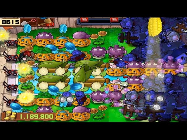 Plants vs Zombies/Растения против Зомби.Survival endless/Выживание бесконечно.573-574 waves/волны смотреть онлайн