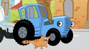 СИНИЙ ТРАКТОР - ПО ПОЛЯМ СОБИРАЕМ ПАЗЛЫ ДЛЯ ДЕТЕЙ BLUE TRACTOR