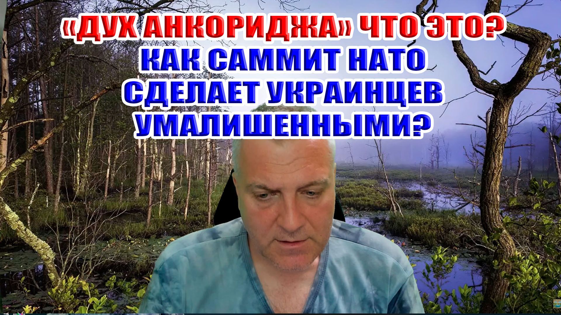 "ДУХ АНКОРИДЖА" Что это? Как саммит НАТО сделает украинцев умалишенными?