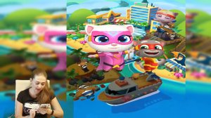 ПОЛНОЕ ПРОХОЖДЕНИЕ ИГРЫ ГОВОРЯЩИЙ ТОМ ПОГОНЯ ГЕРОЕВ Talking Tom Hero Dash
