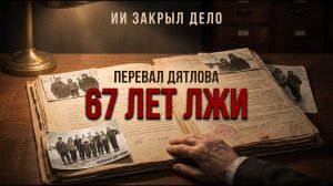 ИИ ЗАКРЫЛ ДЕЛО ДЯТЛОВА: ОБА СЛЕДСТВИЯ ОШИБЛИСЬ. Что скрывали 67 лет — и почему их нельзя было спасти