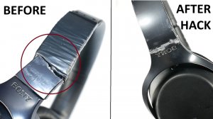 How to Glue Broken Sony Headphones [Soda HACK]