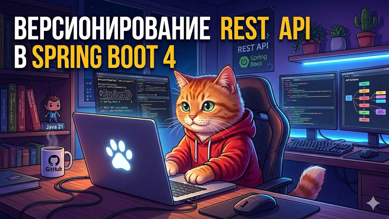 Версионирование REST API в Spring Boot 4 без "костылей" (3 способа) смотреть онлайн