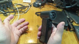 Портативная воздуходувка, всасывание, черный, с насадкой, Li-ion аккумулятор
