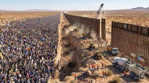 Как Америка построила стену на границе с Мексикой протяжённостью 3200км