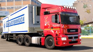 703 / ETS2 1.58 / Камаз-65206 / В поисках груза по Греческим островам.