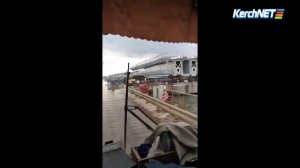 Крымский мост Рушится . оправдались самые страшные прогнозы . видео с места обрушения
