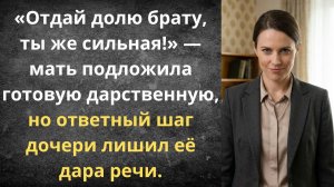 Отдай квартиру брату, ты сильная! | Истории из жизни
