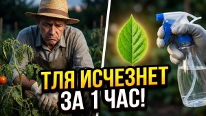 Тля исчезнет за 1 час! 3 мощных средства из того, что есть на кухне