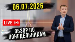 📊 ОБЗОР РЫНКА 06.07.2026 РУБЛЬ, НЕФТЬ, РТС, SP500, ЗОЛОТО