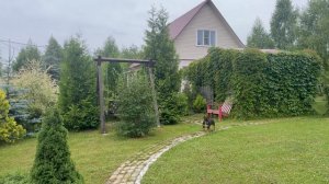 Купание коня(бультерьера)))). Приятный бонус к цветочку. Устала от клубники