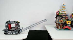 Разрушение городов Lego Средневековье
