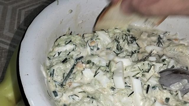 Мукбанг окрошка с квасом