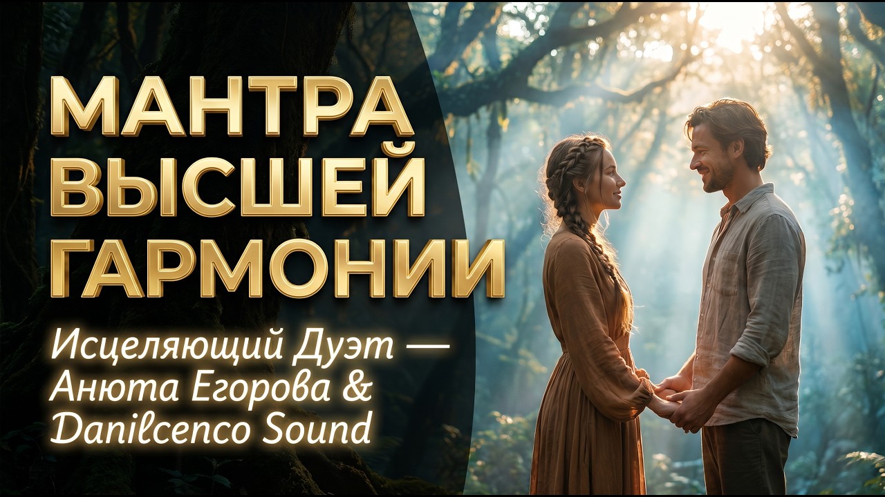 МАНТРА ВЫСШЕЙ ГАРМОНИИ (432 Гц). Исцеляющий Дуэт — Анюта Егорова & Danilcenco Sound | HARMONY MANTRA